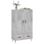 Aparador alto madera de ingeniería gris hormigón 69,5x31x115 cm von , Sideboards - Ref: Foro24-830296, Preis: 69,18 €, Rabatt: %