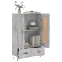 Aparador alto madera de ingeniería gris hormigón 69,5x31x115 cm von , Sideboards - Ref: Foro24-830296, Preis: 69,18 €, Rabatt: %