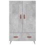 Aparador alto madera de ingeniería gris hormigón 69,5x31x115 cm von , Sideboards - Ref: Foro24-830296, Preis: 69,18 €, Rabatt: %