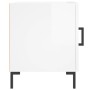 Mesita de noche madera de ingeniería blanco brillo 40x40x50 cm by , Nightstands - Ref: Foro24-827568, Price: 30,07 €, Discoun...