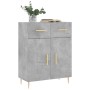 Aparador de madera de ingeniería gris hormigón 69,5x34x90 cm by , Sideboards - Ref: Foro24-827968, Price: 83,31 €, Discount: %