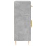 Aparador de madera de ingeniería gris hormigón 69,5x34x90 cm by , Sideboards - Ref: Foro24-827968, Price: 83,31 €, Discount: %