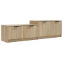 Mueble de TV madera contrachapada roble Sonoma 158,5x36x45 cm von , TV-Möbel - Ref: Foro24-811487, Preis: 96,80 €, Rabatt: %