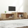 Mueble de TV madera contrachapada roble Sonoma 158,5x36x45 cm von , TV-Möbel - Ref: Foro24-811487, Preis: 96,80 €, Rabatt: %