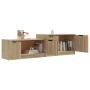 Mueble de TV madera contrachapada roble Sonoma 158,5x36x45 cm von , TV-Möbel - Ref: Foro24-811487, Preis: 96,80 €, Rabatt: %
