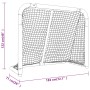 Portería de hockey poliéster rojo y blanco 183x71x122 cm von , Feldhockeytore - Ref: Foro24-93755, Preis: 185,19 €, Rabatt: %