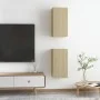 Mueble de TV 2 uds madera contrachapada roble 30,5x30x60 cm de vidaXL, Muebles TV - Ref: Foro24-803333, Precio: 71,75 €, Desc...