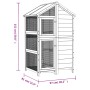 Casita para pájaros madera maciza pino marrón 97x81x152 cm von , Füße und Vogelkäfige - Ref: Foro24-172258, Preis: 246,71 €, ...