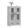 Aparador alto madera de ingeniería gris hormigón 69,5x31x115 cm von , Sideboards - Ref: Foro24-828272, Preis: 84,83 €, Rabatt: %