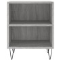 Mesita de noche 2 uds madera ingeniería gris Sonoma 40x30x50 cm by , Nightstands - Ref: Foro24-826793, Price: 54,06 €, Discou...