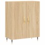 Aparador de madera de ingeniería roble Sonoma 69,5x34x90 cm von , Sideboards - Ref: Foro24-827703, Preis: 74,48 €, Rabatt: %