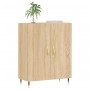 Aparador de madera de ingeniería roble Sonoma 69,5x34x90 cm von , Sideboards - Ref: Foro24-827703, Preis: 74,48 €, Rabatt: %