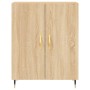 Aparador de madera de ingeniería roble Sonoma 69,5x34x90 cm von , Sideboards - Ref: Foro24-827703, Preis: 74,48 €, Rabatt: %