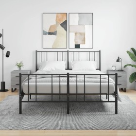 Mesitas noche 2 uds madera ingeniería gris Sonoma 40x35x47,5 cm von , Nachttische - Ref: Foro24-827369, Preis: 100,96 €, Raba...