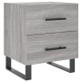Mesitas noche 2 uds madera ingeniería gris Sonoma 40x35x47,5 cm von , Nachttische - Ref: Foro24-827369, Preis: 100,96 €, Raba...