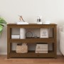 Mesa consola de madera maciza de pino marrón miel 110x40x74 cm by , Side tables - Ref: Foro24-821667, Price: 83,20 €, Discoun...
