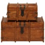 Juego de cofres 2 piezas madera maciza de acacia acabado miel by , Trunks for trousseau - Ref: Foro24-245656, Price: 300,78 €...