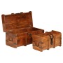 Juego de cofres 2 piezas madera maciza de acacia acabado miel by , Trunks for trousseau - Ref: Foro24-245656, Price: 300,78 €...