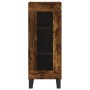 Aparador madera de ingeniería roble ahumado 34,5x34x90 cm by , Sideboards - Ref: Foro24-828825, Price: 62,71 €, Discount: %
