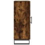 Aparador madera de ingeniería roble ahumado 34,5x34x90 cm by , Sideboards - Ref: Foro24-828825, Price: 62,71 €, Discount: %