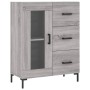 Aparador de madera de ingeniería gris Sonoma 69,5x34x90 cm von , Sideboards - Ref: Foro24-828050, Preis: 78,58 €, Rabatt: %
