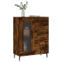 Aparador de madera de ingeniería roble ahumado 69,5x34x90 cm von , Sideboards - Ref: Foro24-828065, Preis: 101,89 €, Rabatt: %