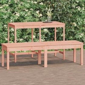 Banco de jardín 2 plazas madera maciza douglas 159,5x44x45 cm by vidaXL, garden benches - Ref: Foro24-824016, Price: 63,28 €,...