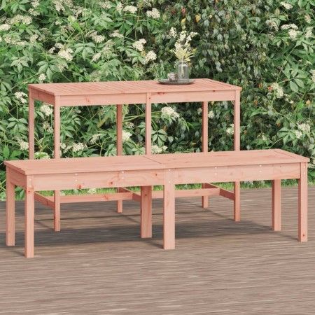 Banco de jardín 2 plazas madera maciza douglas 159,5x44x45 cm by vidaXL, garden benches - Ref: Foro24-824016, Price: 63,28 €,...