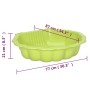 Areneros 2 unidades de plástico verde 77x87x21 cm von , Sandkästen - Ref: Foro24-317738, Preis: 104,58 €, Rabatt: %