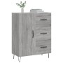 Aparador de madera de ingeniería gris Sonoma 69,5x34x90 cm by , Sideboards - Ref: Foro24-827914, Price: 93,35 €, Discount: %