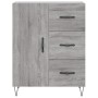 Aparador de madera de ingeniería gris Sonoma 69,5x34x90 cm de , Aparadores - Ref: Foro24-827914, Precio: 93,27 €