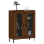 Aparador de madera de ingeniería marrón roble 69,5x34x90 cm by , Sideboards - Ref: Foro24-827811, Price: 96,06 €, Discount: %