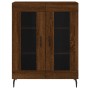 Aparador de madera de ingeniería marrón roble 69,5x34x90 cm by , Sideboards - Ref: Foro24-827811, Price: 96,06 €, Discount: %