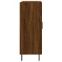 Aparador de madera de ingeniería marrón roble 69,5x34x90 cm by , Sideboards - Ref: Foro24-827811, Price: 96,06 €, Discount: %
