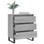Aparador de madera contrachapada gris Sonoma 60x35x70 cm de , Aparadores - Ref: Foro24-827194, Precio: 74,97 €, Descuento: %