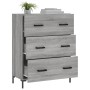 Aparador de madera de ingeniería gris Sonoma 69,5x34x90 cm von , Sideboards - Ref: Foro24-827858, Preis: 105,56 €, Rabatt: %
