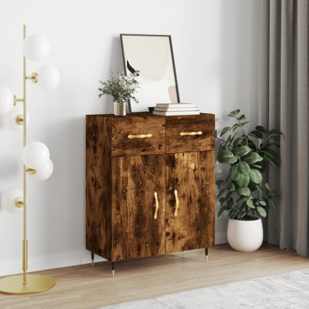 Aparador de madera de ingeniería roble ahumado 69,5x34x90 cm von , Sideboards - Ref: Foro24-827961, Preis: 83,85 €, Rabatt: %