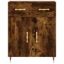 Aparador de madera de ingeniería roble ahumado 69,5x34x90 cm von , Sideboards - Ref: Foro24-827961, Preis: 83,85 €, Rabatt: %