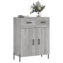 Aparador de madera de ingeniería gris Sonoma 69,5x34x90 cm by , Sideboards - Ref: Foro24-827994, Price: 103,41 €, Discount: %