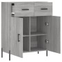 Aparador de madera de ingeniería gris Sonoma 69,5x34x90 cm by , Sideboards - Ref: Foro24-827994, Price: 103,41 €, Discount: %
