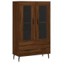 Aparador alto madera de ingeniería roble marrón 69,5x31x115 cm von , Sideboards - Ref: Foro24-828323, Preis: 98,13 €, Rabatt: %