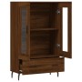 Aparador alto madera de ingeniería roble marrón 69,5x31x115 cm von , Sideboards - Ref: Foro24-828323, Preis: 98,13 €, Rabatt: %