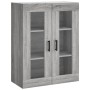 Armario de pared gris Sonoma 69,5x34x90 cm de , Aparadores - Ref: Foro24-828490, Precio: 100,47 €, Descuento: %
