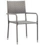 5-piece garden dining set in synthetic rattan, anthracite gray and gray. by vidaXL, Garden sets - Ref: Foro24-3059445, Price:...