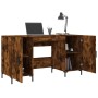 Escritorio madera de ingeniería roble ahumado 140x50x75 cm von , Schreibtische - Ref: Foro24-829553, Preis: 118,51 €, Rabatt: %