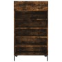 Zapatero madera de ingeniería roble ahumado 60x35x105 cm by , Closets and storage - Ref: Foro24-829617, Price: 76,71 €, Disco...