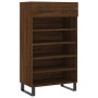 Zapatero madera de ingeniería roble marrón 60x35x105 cm von , Schränke und Lagerung - Ref: Foro24-829643, Preis: 82,81 €, Rab...