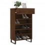Zapatero madera de ingeniería roble marrón 60x35x105 cm von , Schränke und Lagerung - Ref: Foro24-829643, Preis: 82,81 €, Rab...