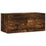 Armario de pared madera ingeniería roble ahumado 80x36,5x35 cm von , Schließfächer und Lagerschränke - Ref: Foro24-830097, Pr...