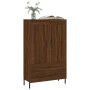 Aparador alto madera de ingeniería roble marrón 69,5x31x115 cm von , Sideboards - Ref: Foro24-830339, Preis: 71,33 €, Rabatt: %